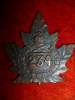 234th Battalion (Toronto) Cap Badge, Ellis maker